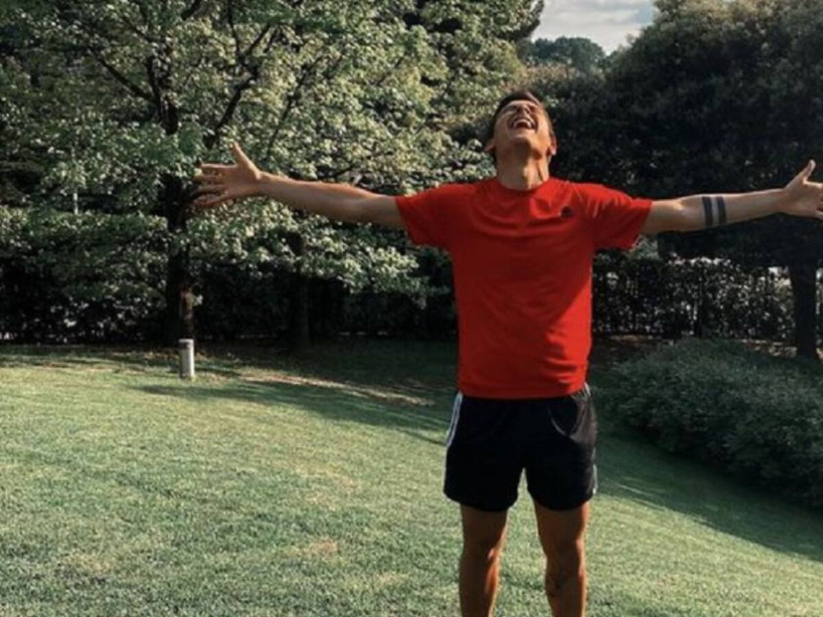 Dybala da negativo por coronavirus y se alista para volver a entrenar