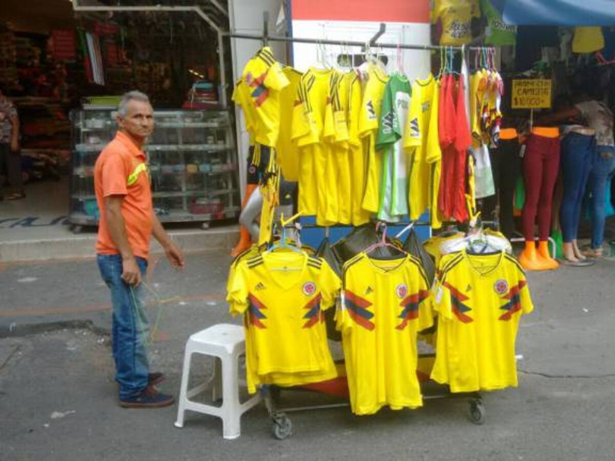 Camisetas piratas de la selección Colombia serán destruidas