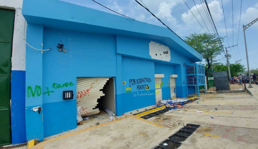 Un almacén comercial fue víctima de saqueo