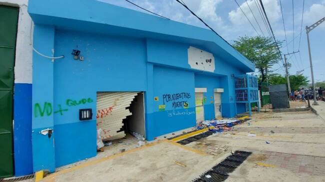 Un almacén comercial fue víctima de saqueo