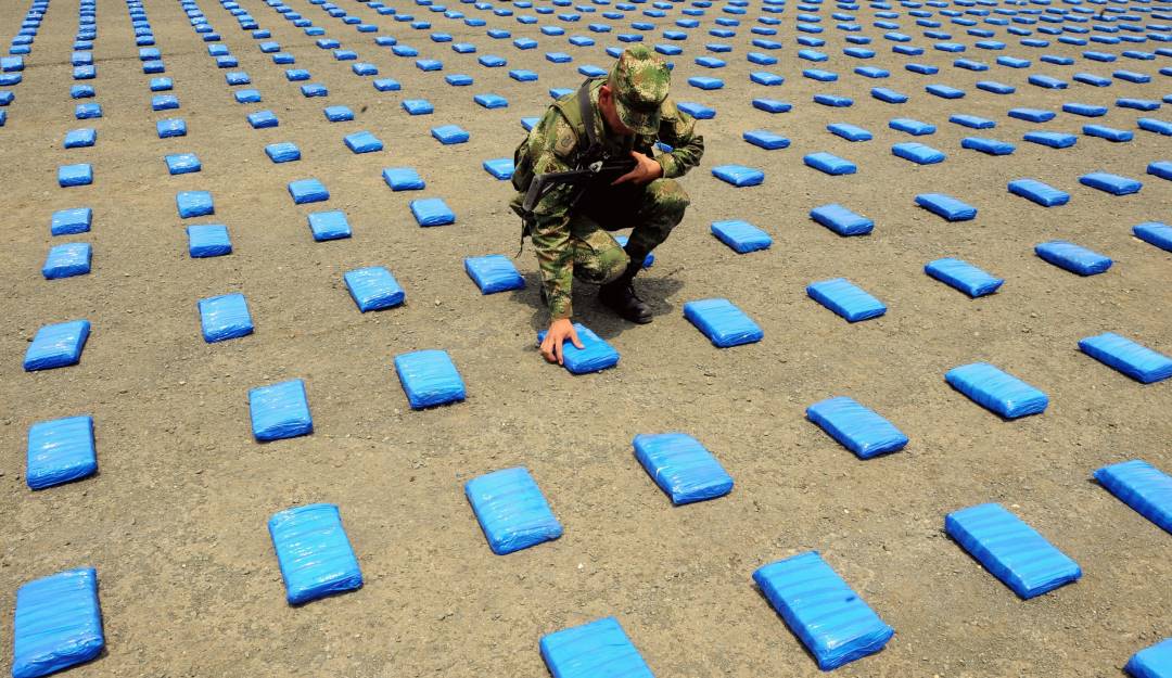 Incautación de drogas en Colombia.    Foto: Getty 