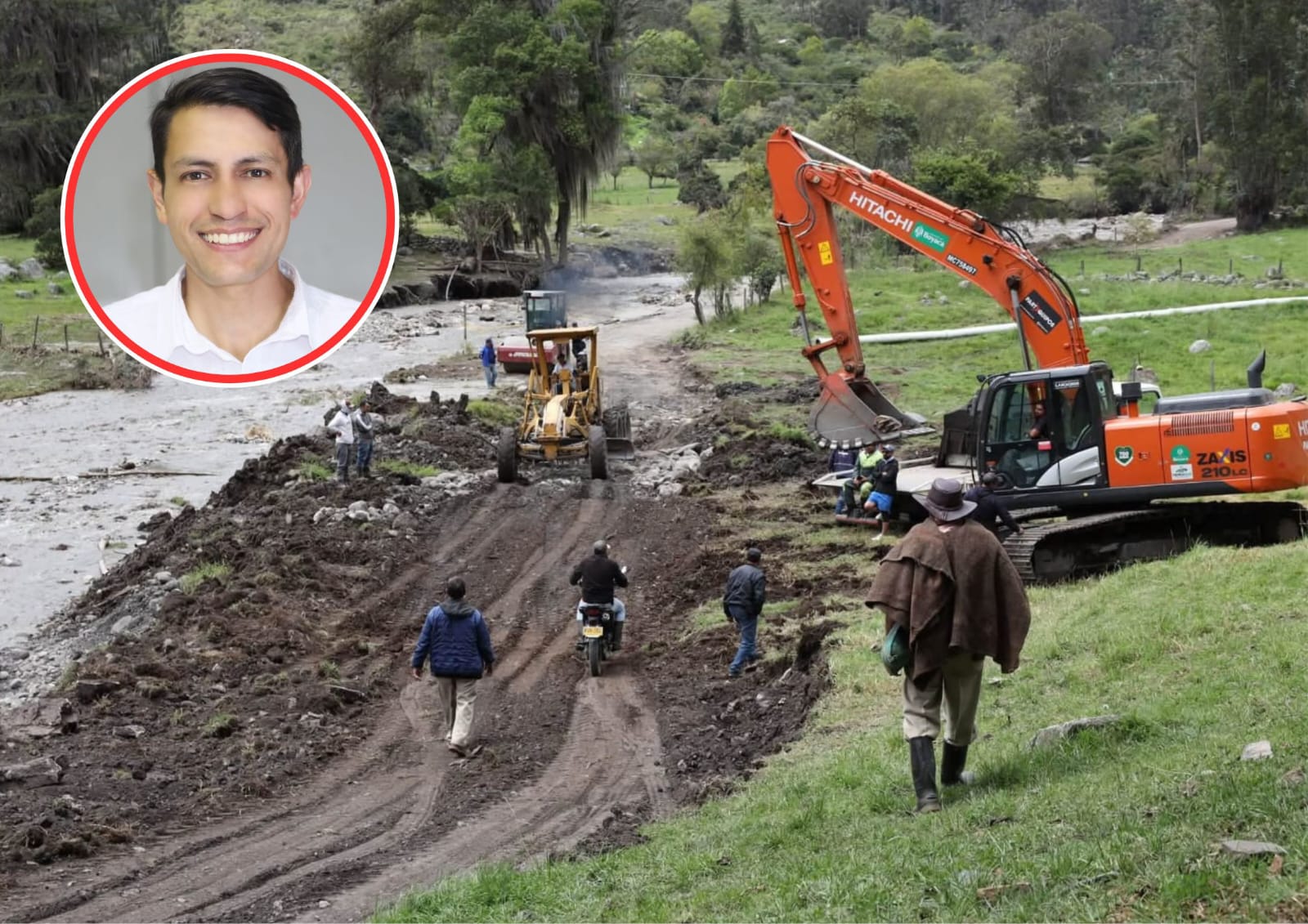 El secretario de Infraestructura de Boyacá, Leonardo Álvarez Fonseca, señaló que seguirán trabajando en las provincias con maquinaria para restablecer el tránsito.