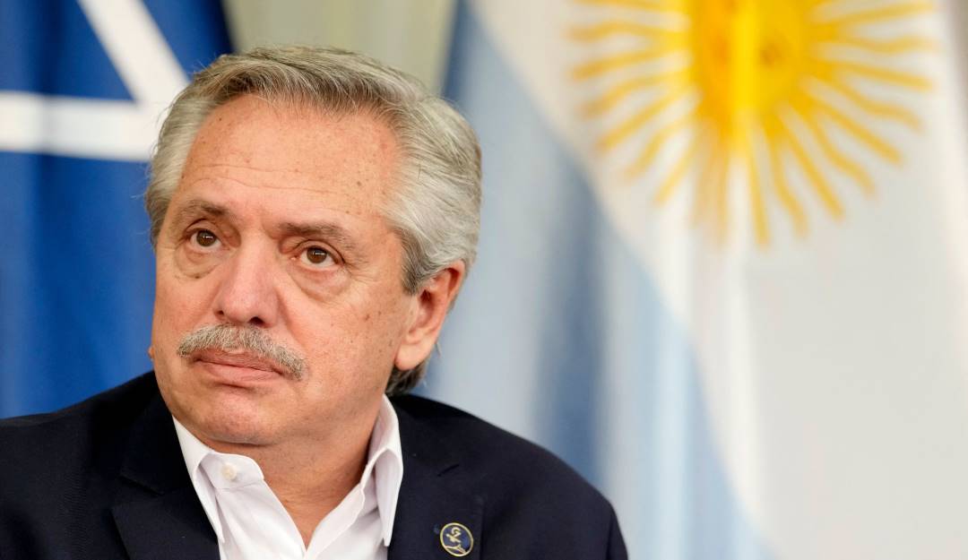 El presidente argentino, Alberto Fernández.    Foto: Getty 