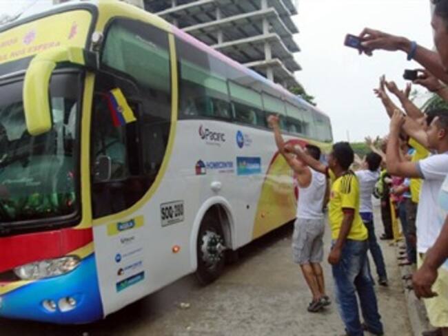 La selección Colombia partió a Paraguay