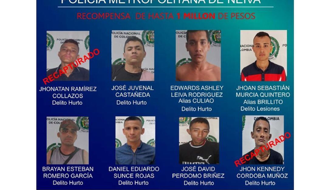 Por el delito de fuga de presos, ahora deberán responder ante las autoridades. 