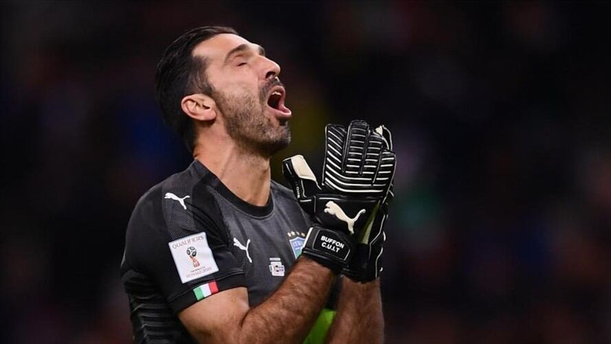 Italia queda por fuera del Mundial tras empatar con Suecia. Foto: Agencia AFP