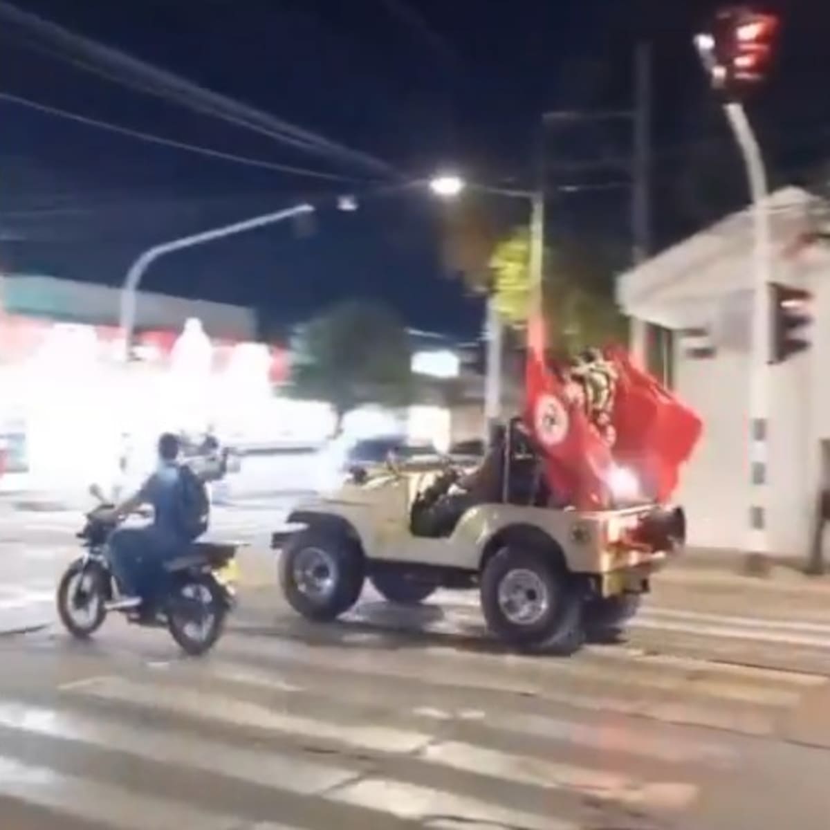 ¿Caravana con símbolos nazis en Valledupar?: autoridades explican lo que sucedió