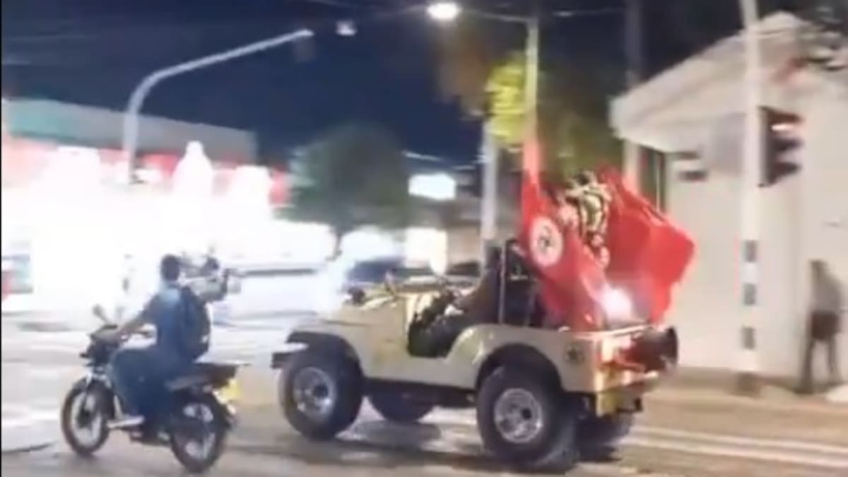 ¿Caravana con símbolos nazis en Valledupar?: autoridades explican lo que sucedió