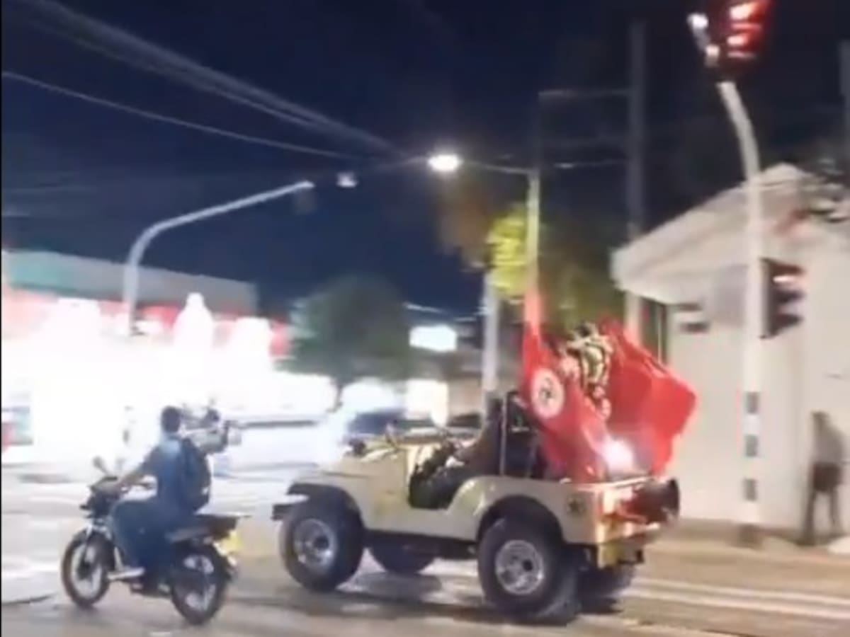 ¿Caravana con símbolos nazis en Valledupar?: autoridades explican lo que sucedió