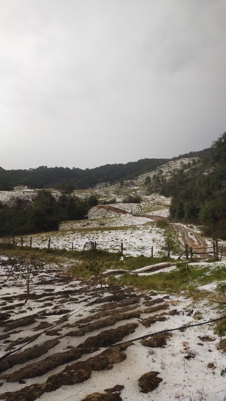 Granizada en Guaca, Santander