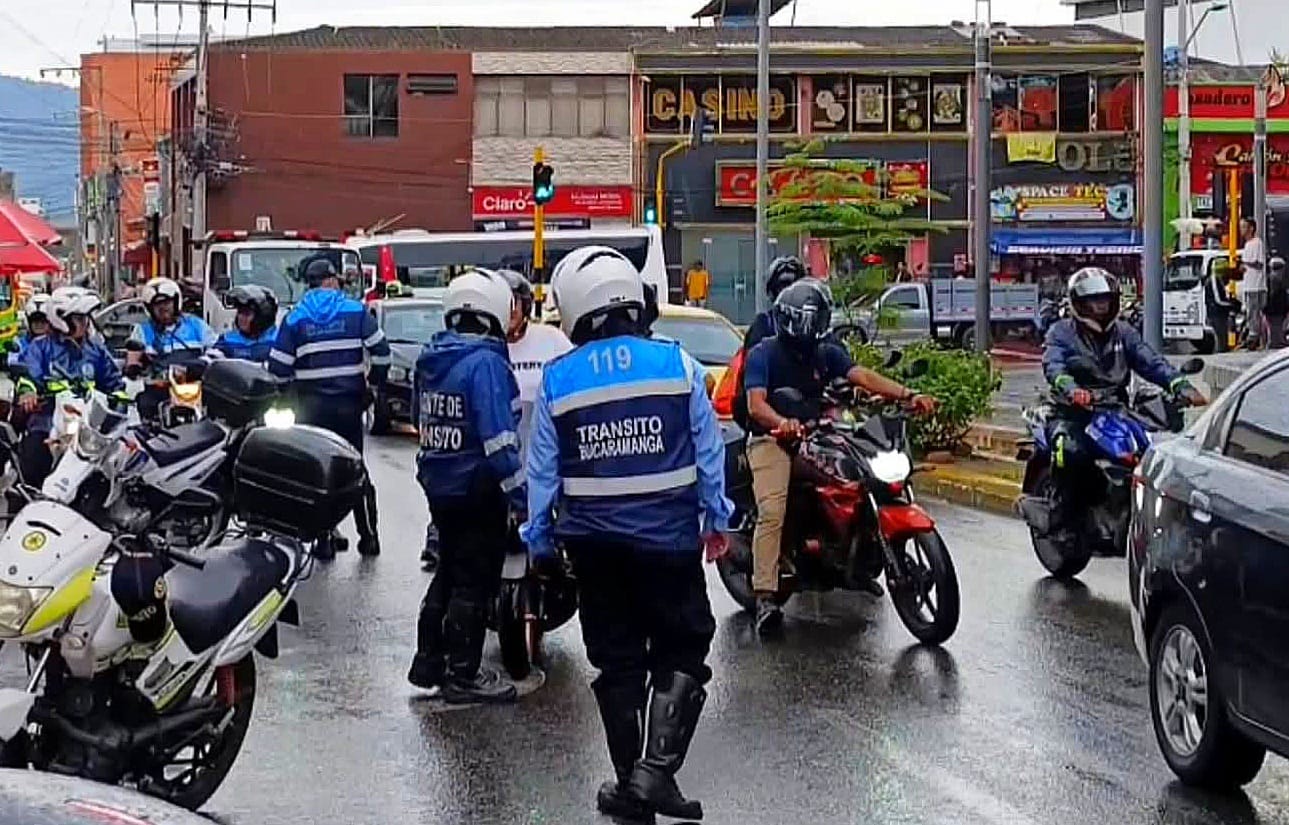 Foto: Tránsito de Bucaramanga