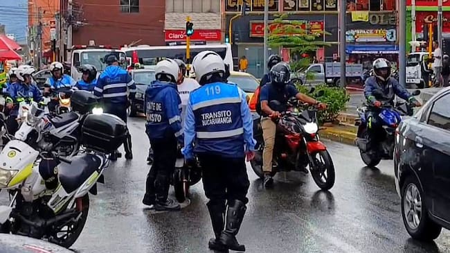 Foto: Tránsito de Bucaramanga