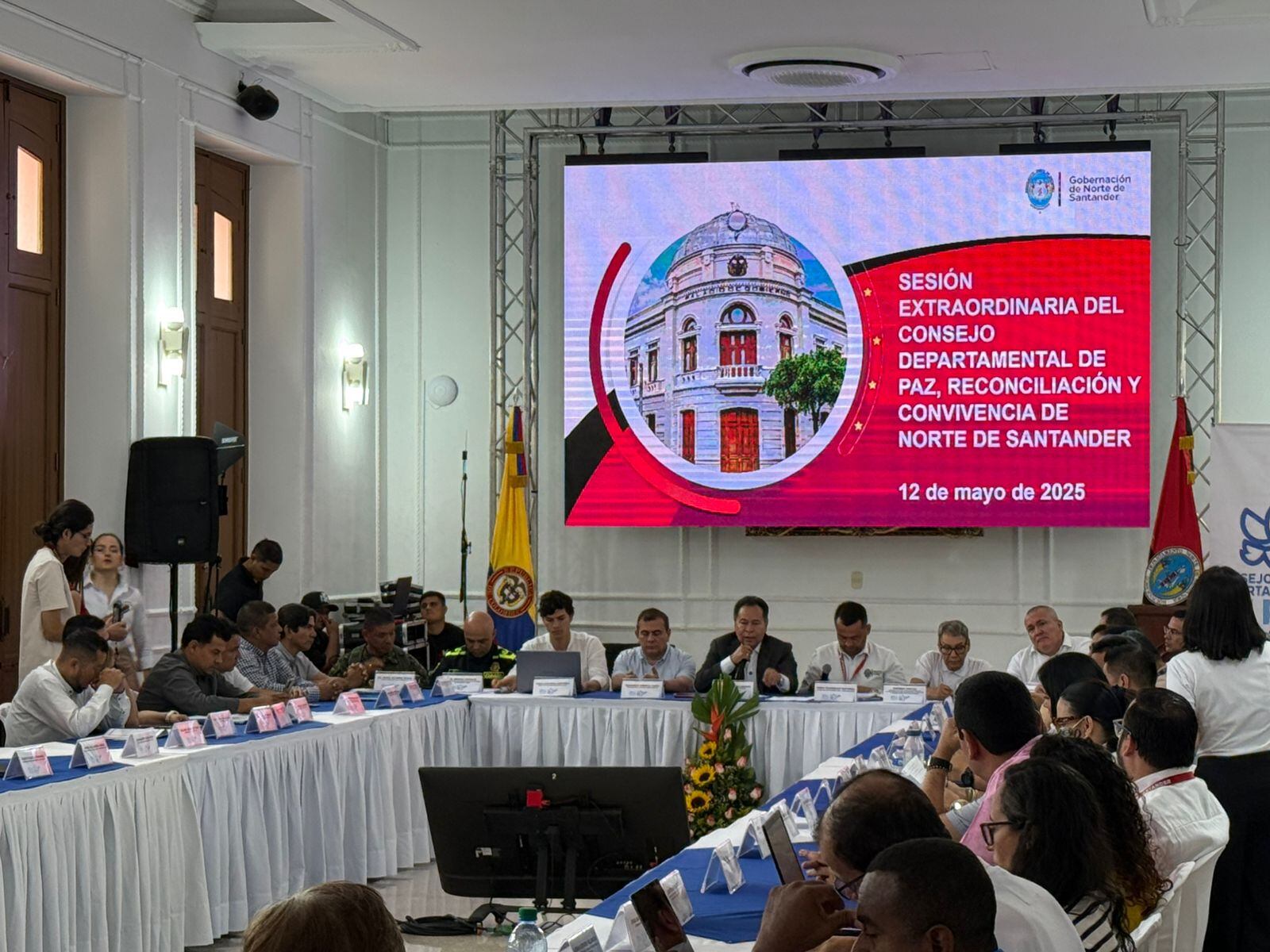 Consejo Departamental de Paz. / Foto: Caracol Radio.