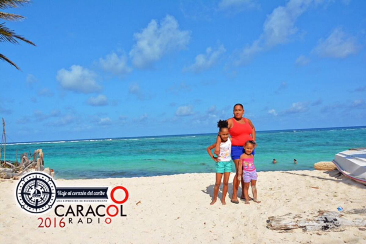 Caracol desde San Andrés, el departamento insular de Colombia 