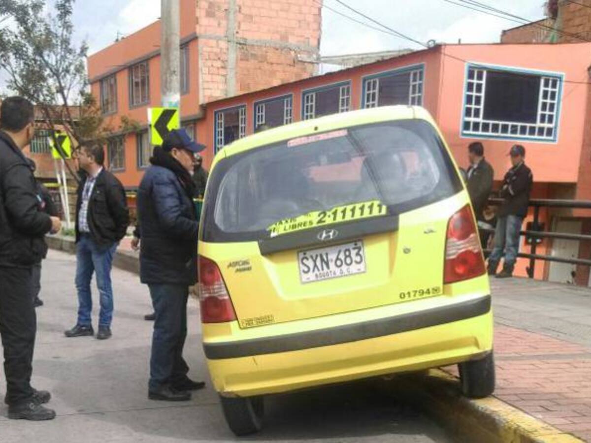 Investigan asesinato de un taxista en el sur de Bogotá