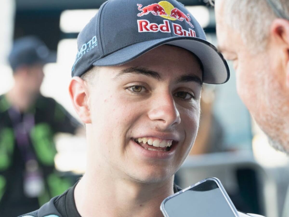 David Alonso tras su debut en Moto2: “Ha sido la segunda carrera más dura de mi vida”