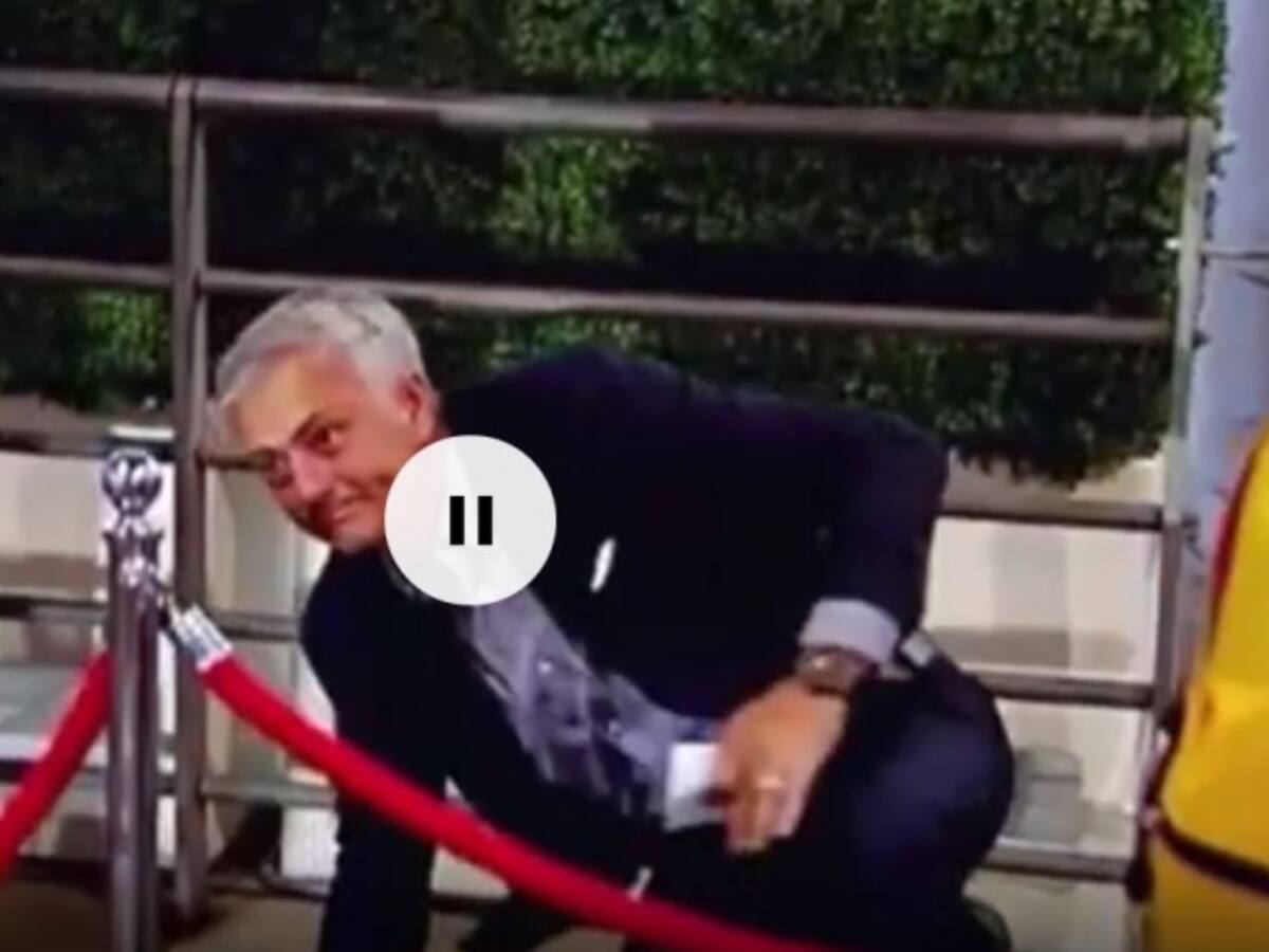 La dura caída de José Mourinho en el estadio de Wembley