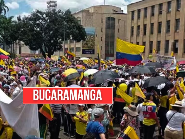 Marchas del 18 de marzo en Bucaramanga: Horarios, punto de encuentro y recorrido, ¡prográmese!