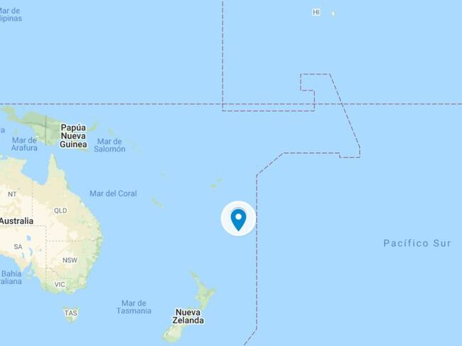 Fuerte terremoto de magnitud 7,4 en las islas de Kermadec, Nueva Zelanda