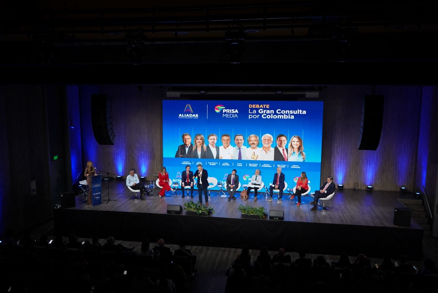 Debate de la Gran Consulta por Colombia organizado por Prisa Media y Aliadas. | Foto: Caracol Radio