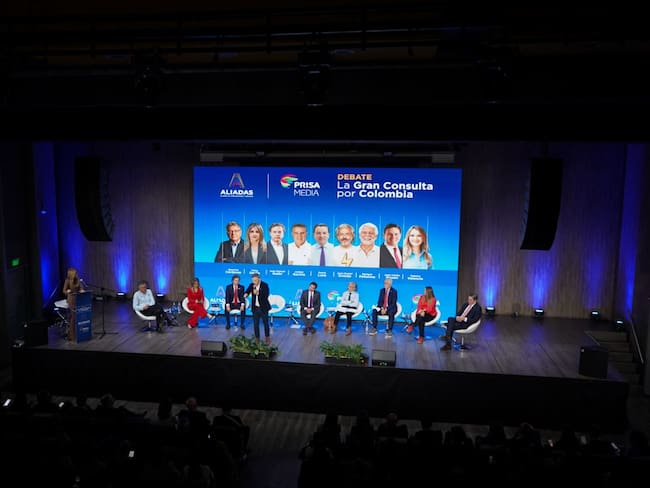 Debate de la Gran Consulta por Colombia organizado por Prisa Media y Aliadas. | Foto: Caracol Radio