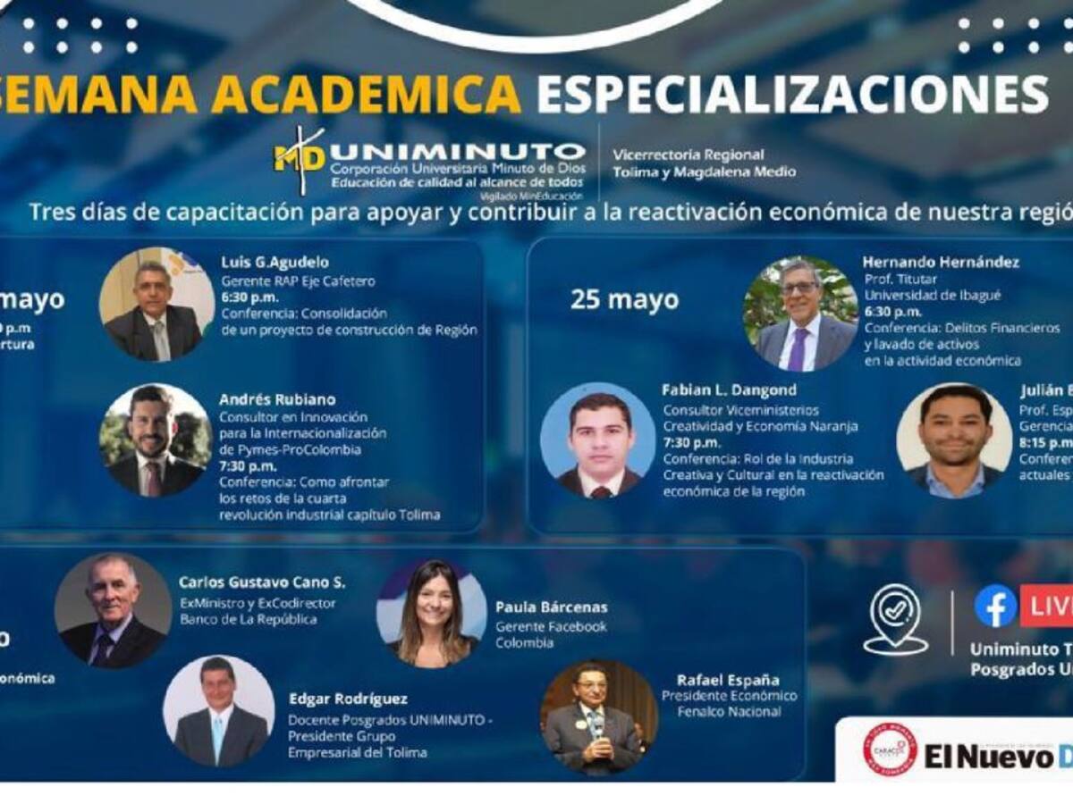 Uniminuto promueve Semana Económica en Ibagué