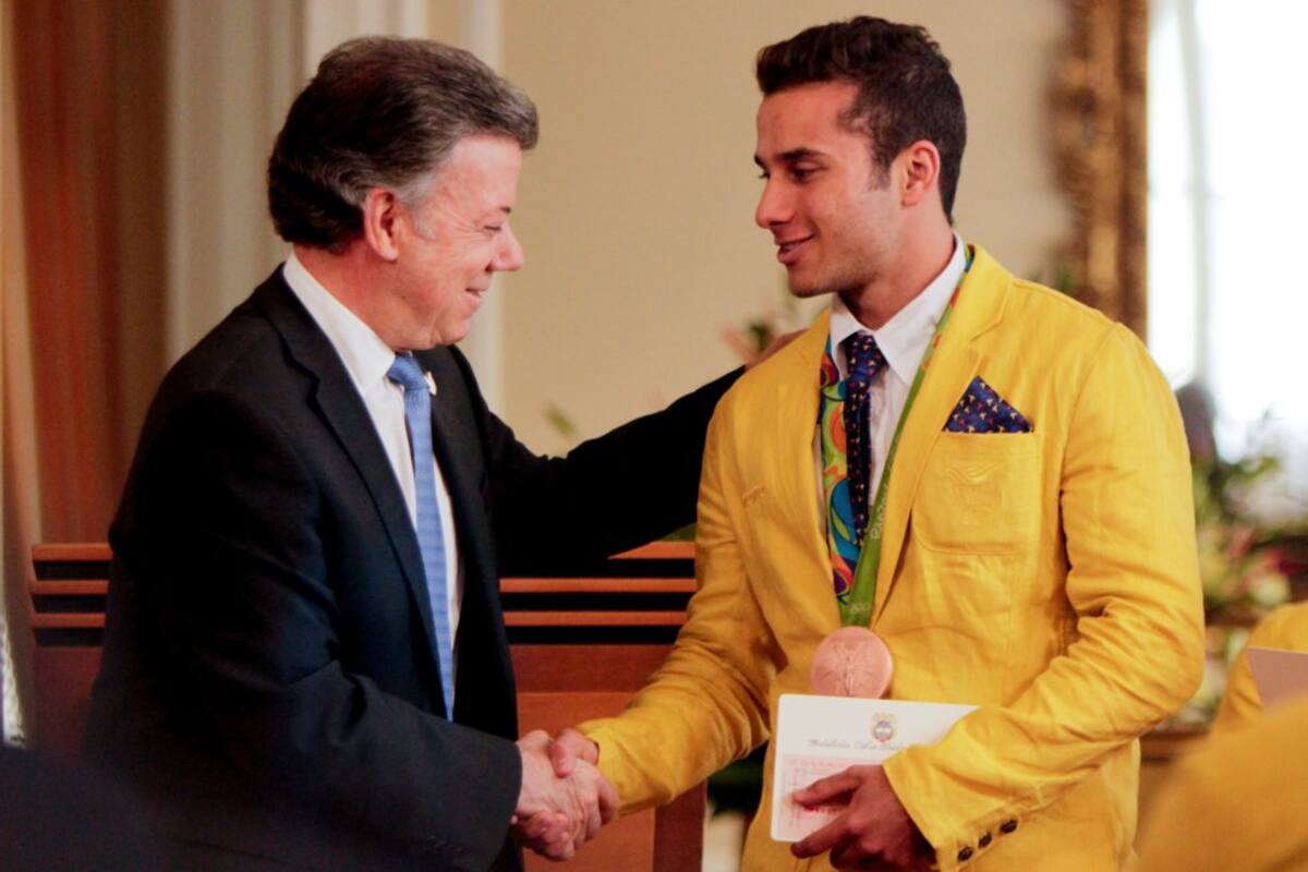 Carlos Ramírez, medalla de bronce en el BMX.