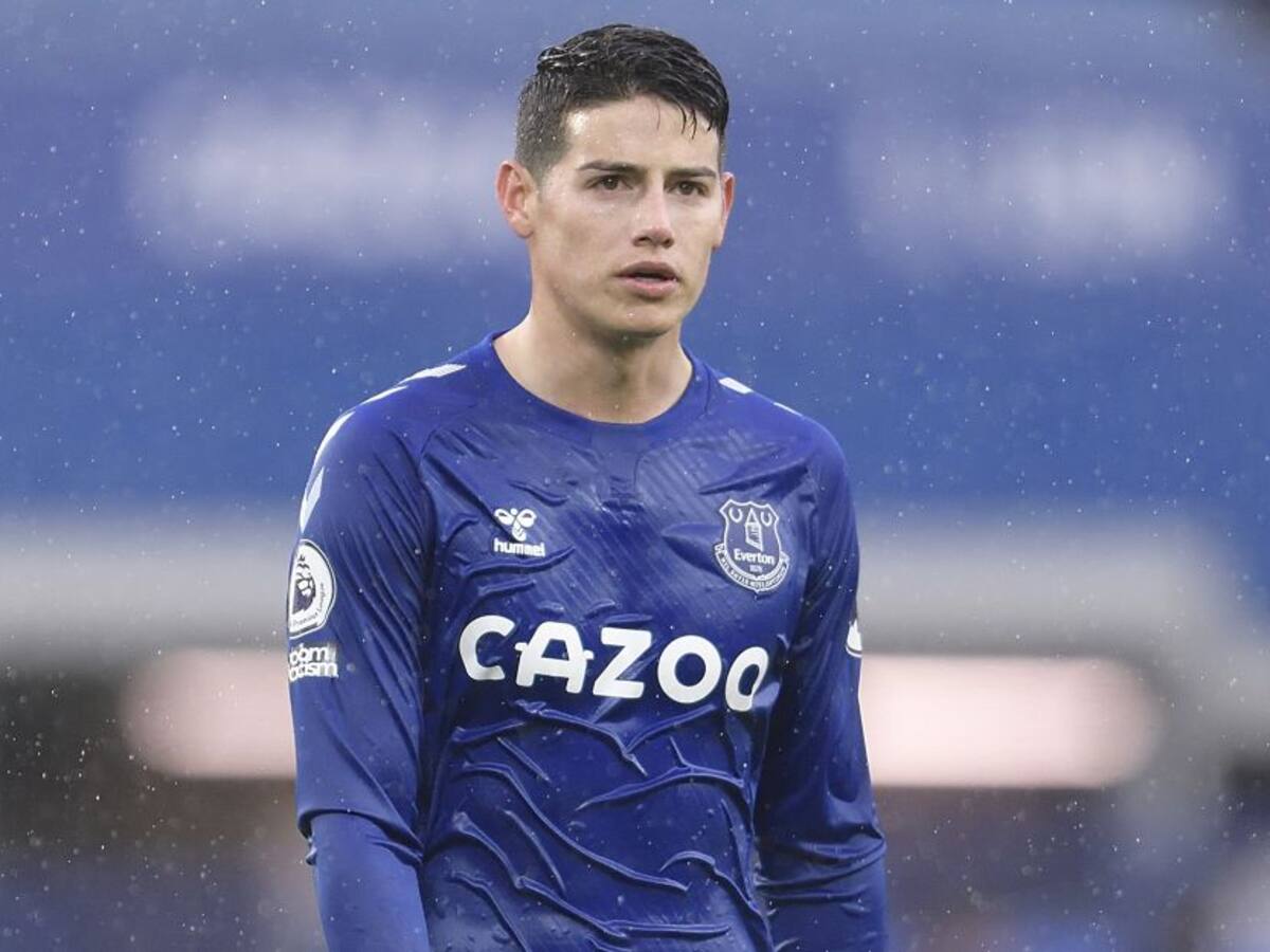 James, ausente en el Everton ante Wolverhampton por precaución