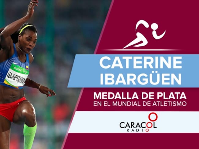 Caterine Ibargüen se queda con la medalla de plata en el Mundial de Atletismo