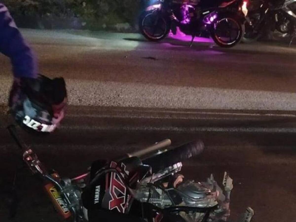 Motociclista falleció en accidente vía a Lebrija