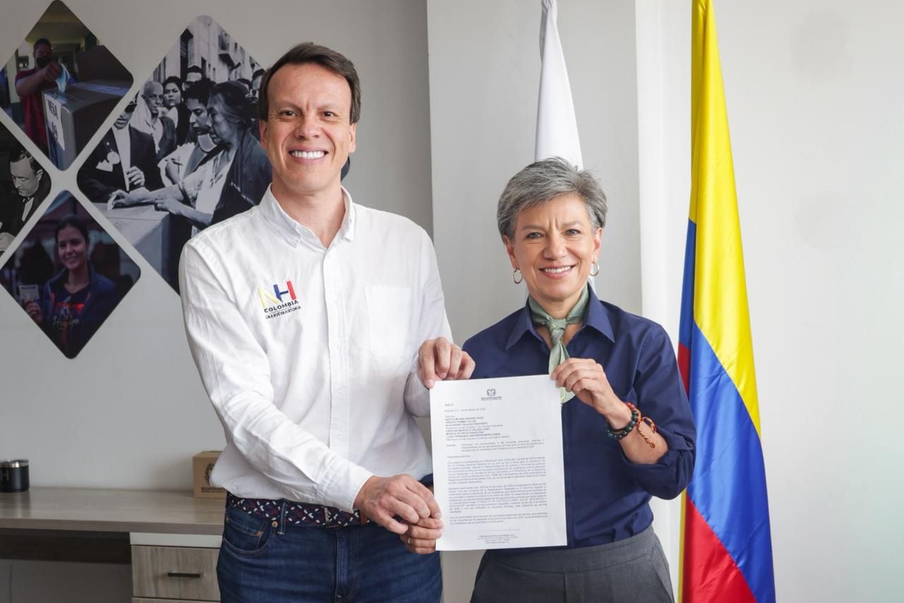 Claudia López y Leonardo Huerta