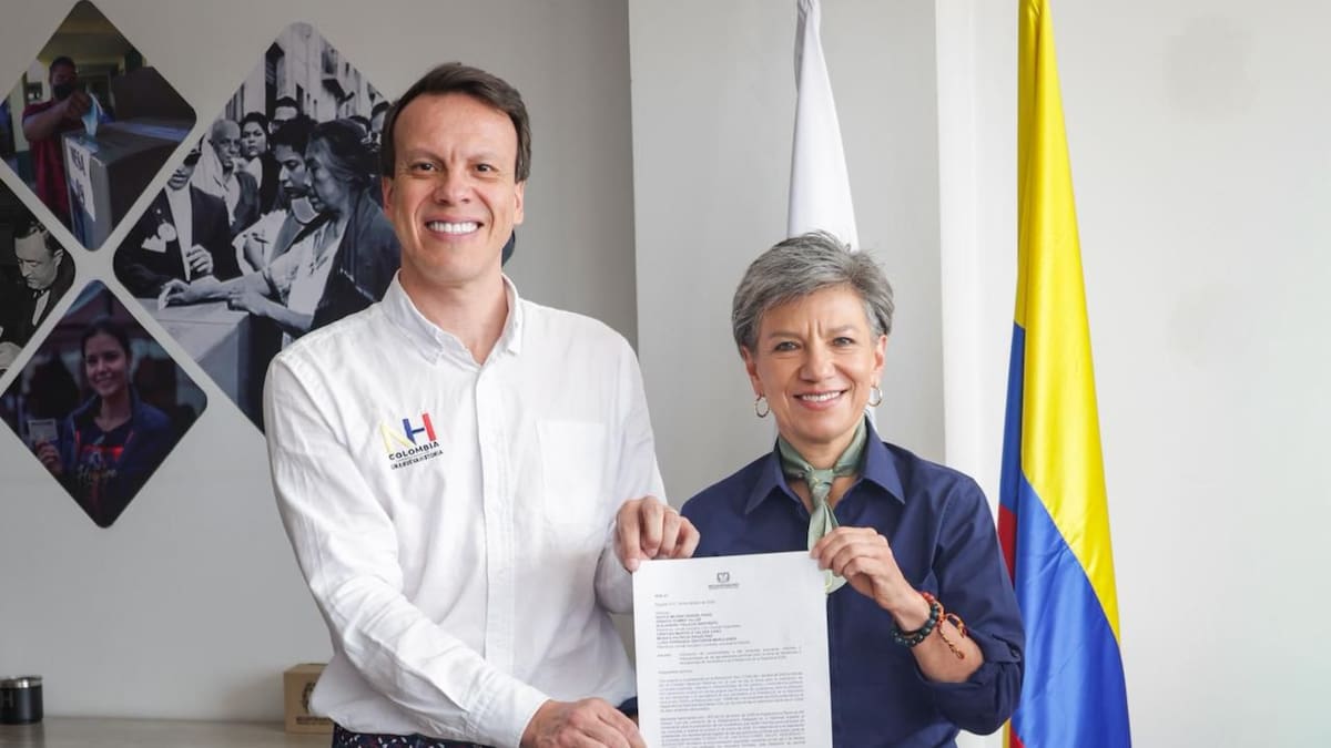 Claudia López y Leonardo Huerta inscriben tercera consulta presidencial; siguen esperando a Fajardo
