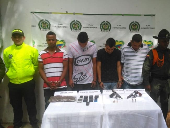Capturan a integrantes de la banda delincuencial “Los Yeyos” en Puerto Boyacá