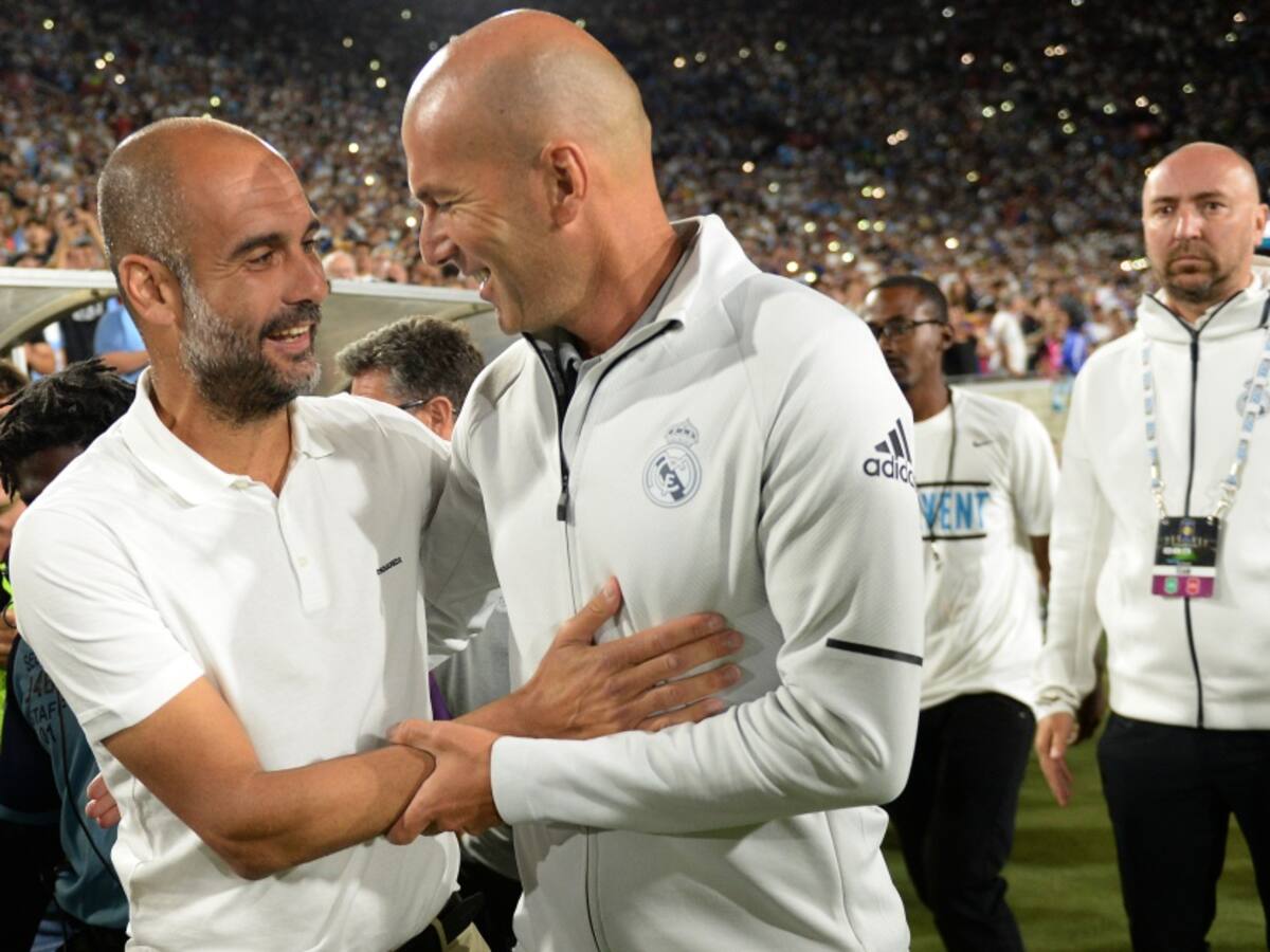 Zidane: "Guardiola es el mejor técnico del mundo"
