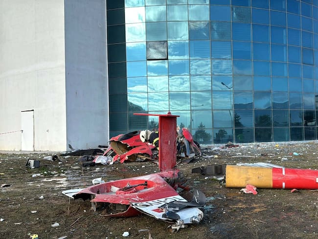 This handout photograph taken and released byAFP PHOTO / DHA (AGENCIA DE NOTICIAS DEMIROREN) the Demiroren News Agency (DHA) on December 22, 2024,