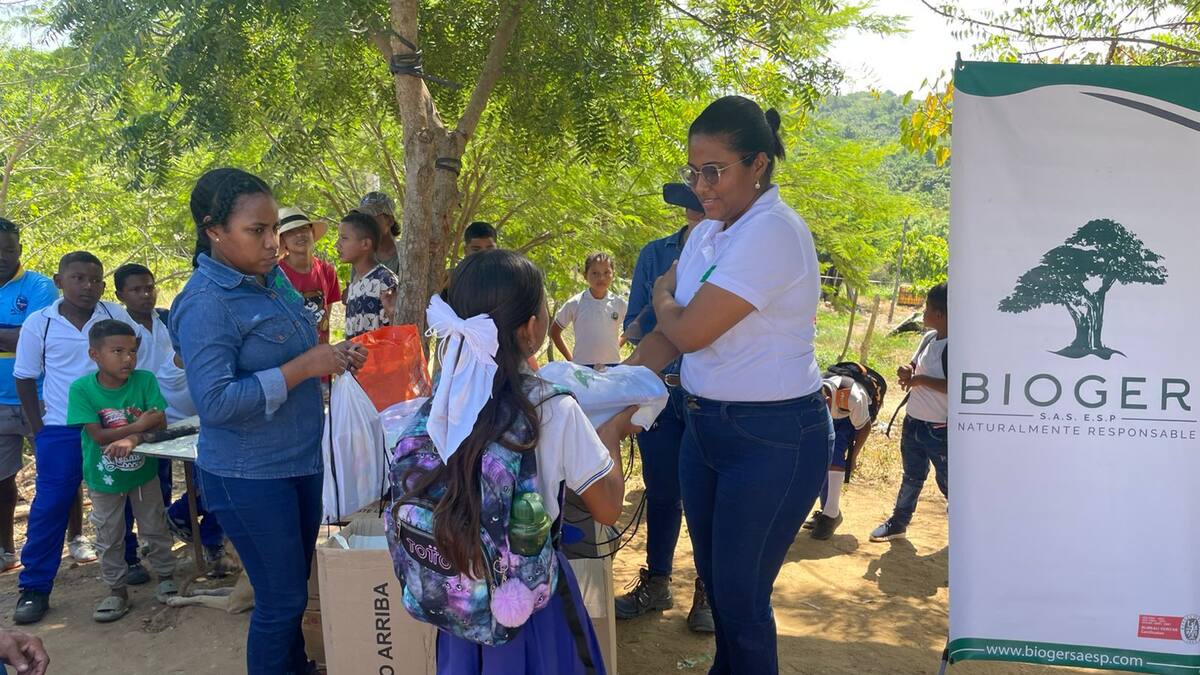 Parque Ambiental Bioger realiza acciones sociales y ambientales en comunidades de zona de influencia