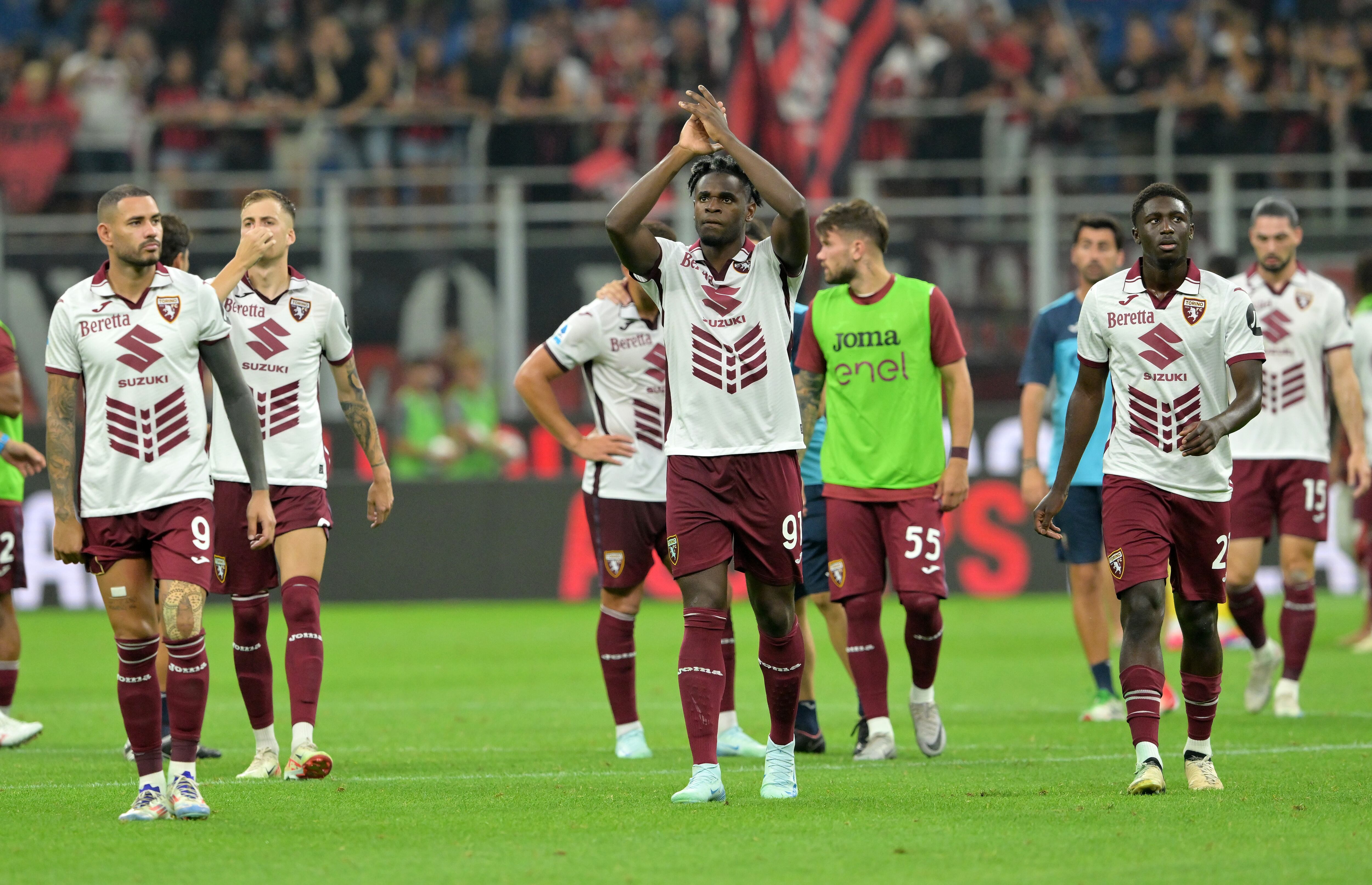 Duván Zapata, capitán del Torino, tras el empate ante el Milan el pasado fin de semana. (Photo by Giuseppe Bellini/Getty Images)