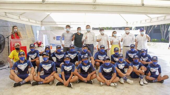 Ciclistas bolivarenses beneficiados por Colombia en Bici