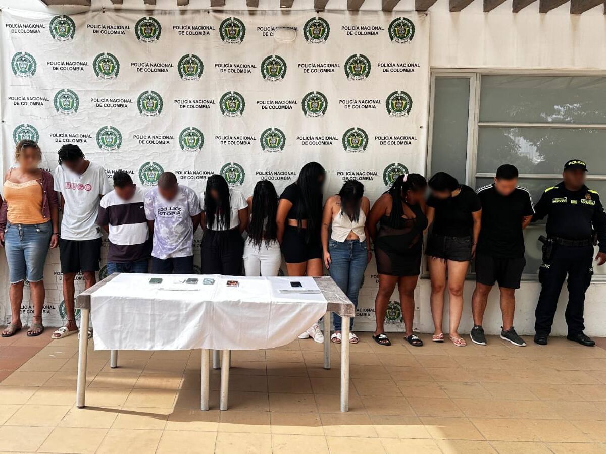Desarticulada presunta red de trata de personas en Cartagena: hubo 12 capturas