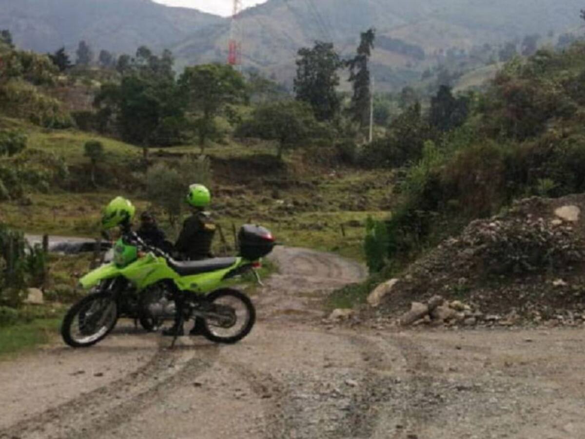 Hostigaron la subestación de Policía del corregimiento Altamira de Betulia
