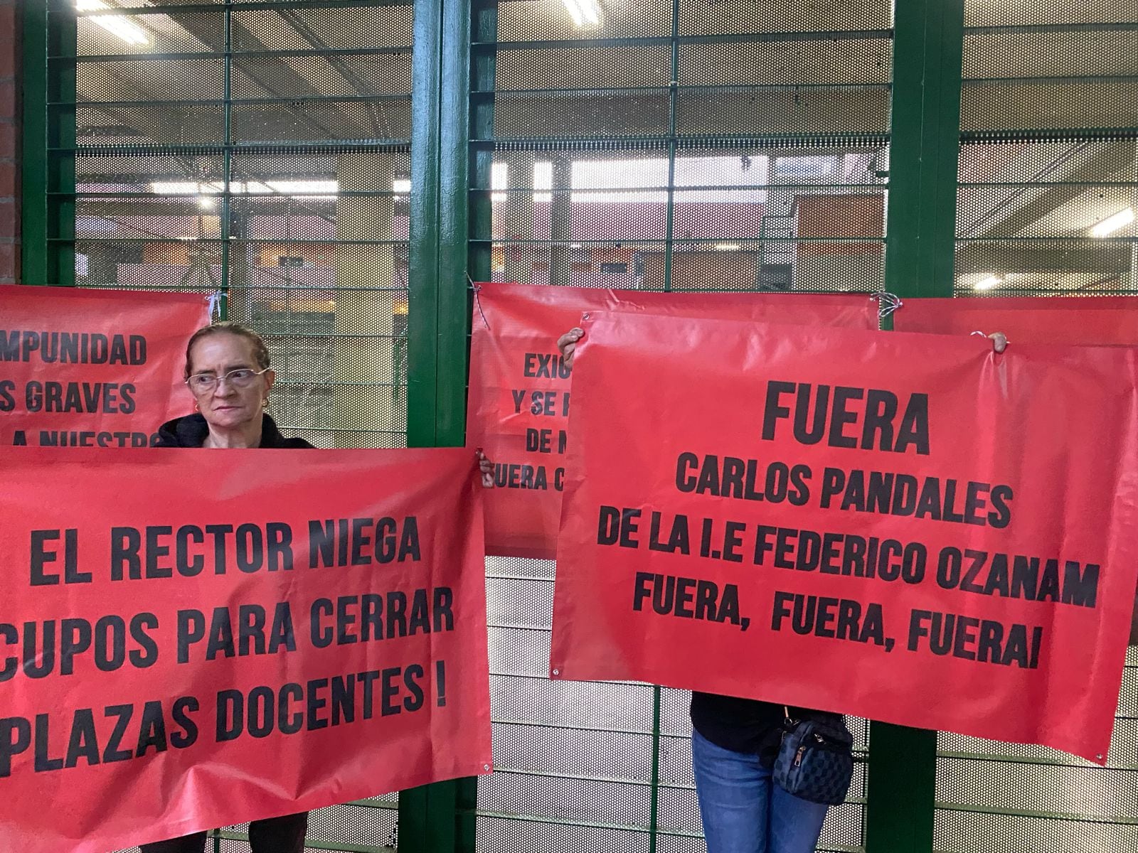 Plantón IE Federico Ozanam