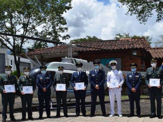 Oficiales de las Fuerzas Armadas de Colombia.