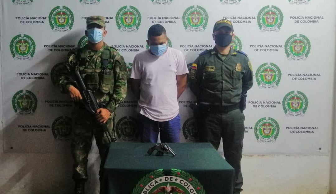 La detención se adelantó en la calle 16ª durante operativos de control adelantados con la Armada Nacional