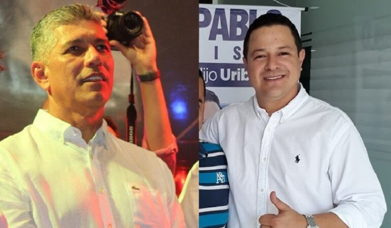 Senador Edgar Díaz y el representante a la cámara Juan Pablo Celis