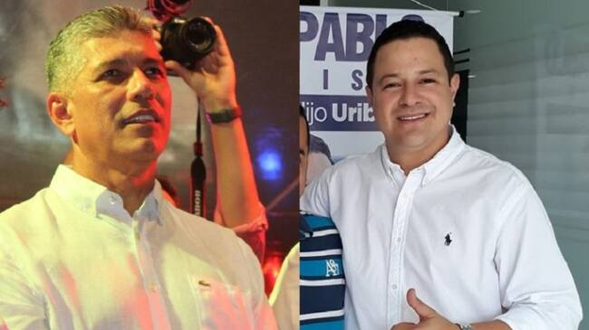 Senador Edgar Díaz y el representante a la cámara Juan Pablo Celis