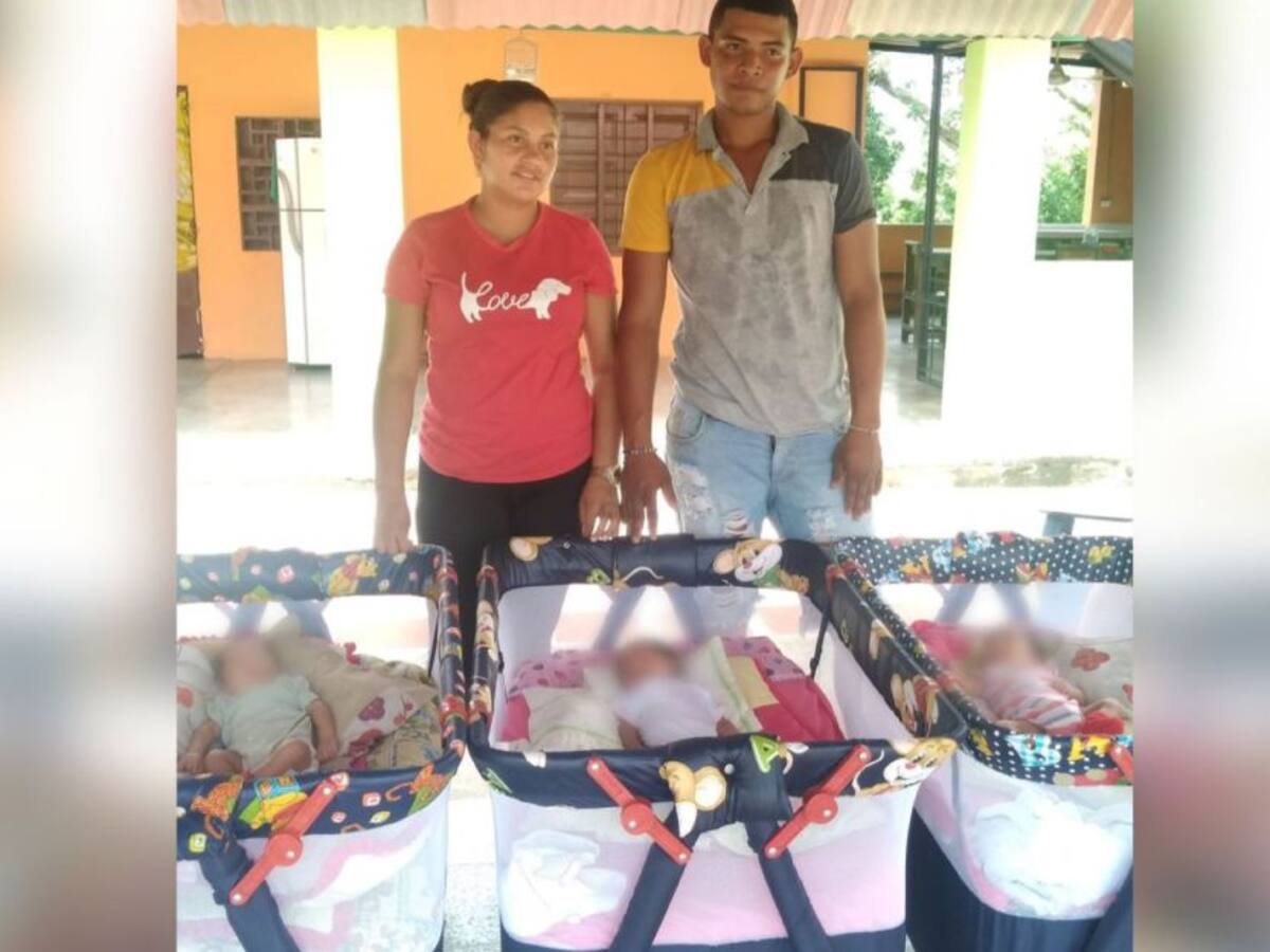 Nacieron trillizas en el corregimiento de Salaminita, Magdalena