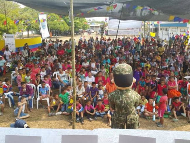 Ejército Nacional realiza jornada de atención médica en Morales, Bolívar