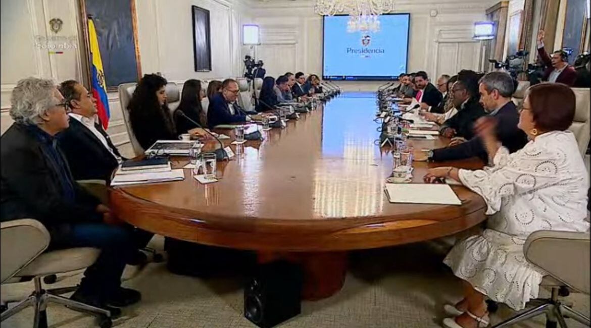 Consejo de ministros del gabinete Petro.