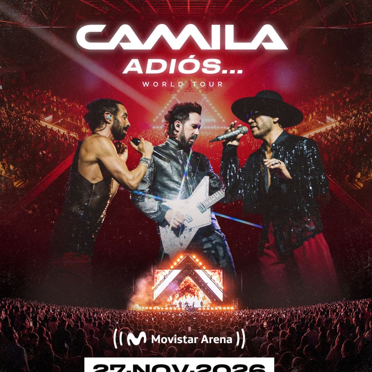 Camila llegará a Bogotá con su ‘Adiós World Tour’ para celebrar 20 años de trayectoria