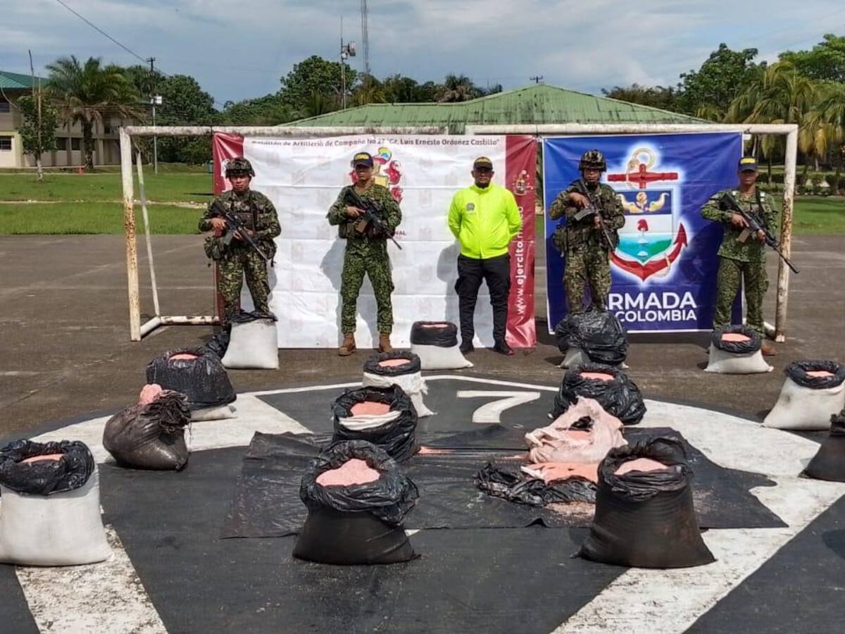 Ejército neutraliza más de una tonelada de explosivos en zona rural de Putumayo